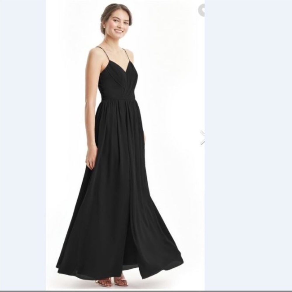 Azazie Cora Black Maxi Dress